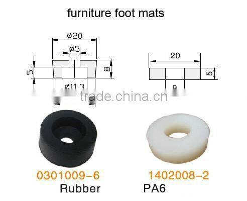 high quality round shape furniture feet pads foe furniture feet