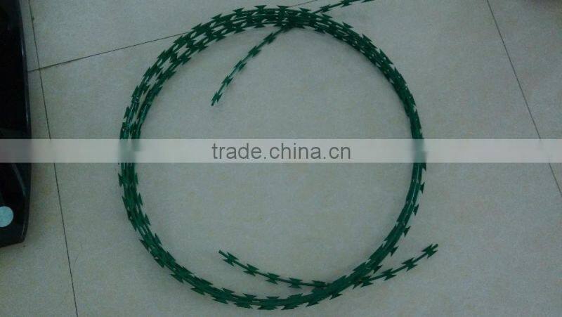 hot dipped galvanized concertina razorbarbed wire