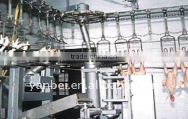 Chicken slaughtering line overhead conveyor