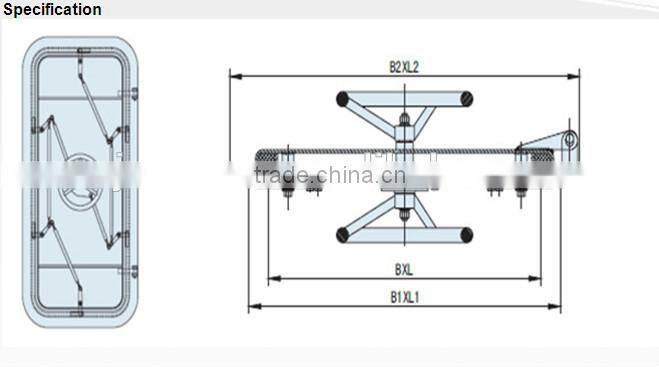 Marine Quick Open and Close Discal Weathertight Steel Door
