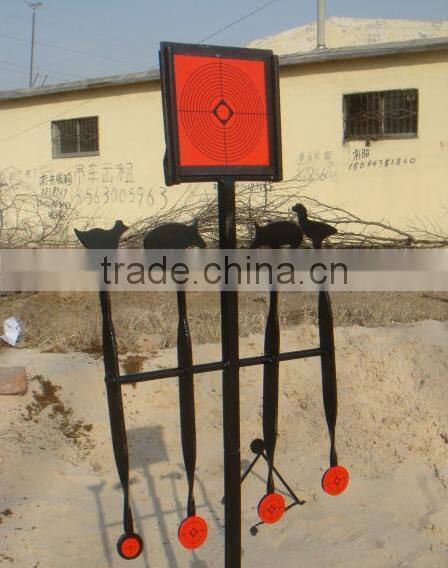 Different styles gun shooting target practice