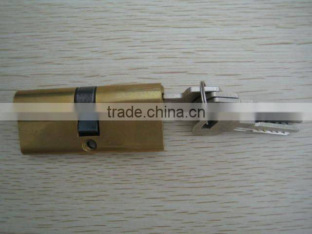 solid brass cylinder lock with computer key