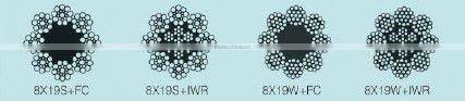 8x19S/W Elevator Steel Wire Rope