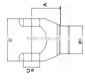 Engine System Automotive Drive Shaft Yoke (6-45-461)