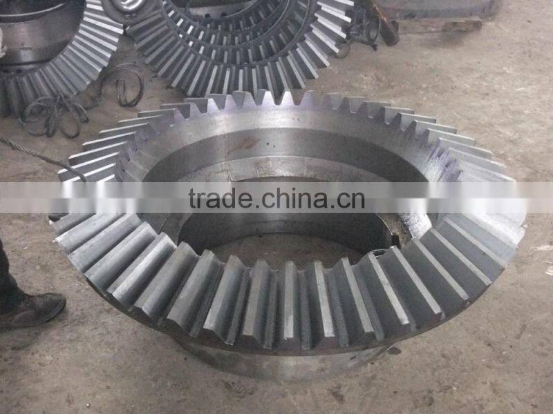 Customized stainless steel large diameter double spur gear at reasonable prices