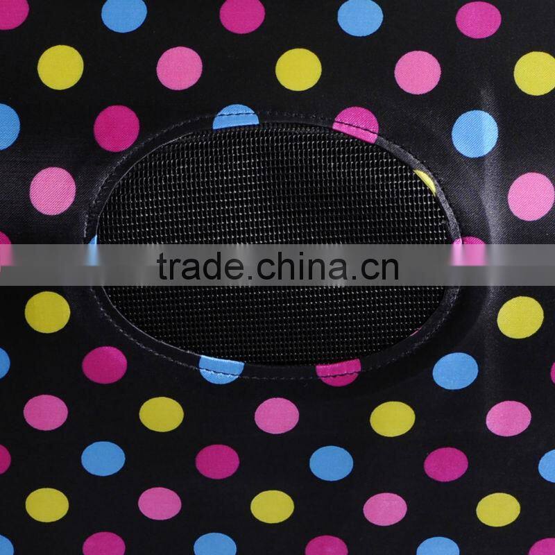 popular new stylish large size pet travel carry bag polka dots for small dogs cats animals