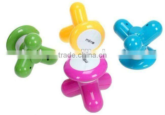 Mini USB Triangle shape electric physical vibrating body masager