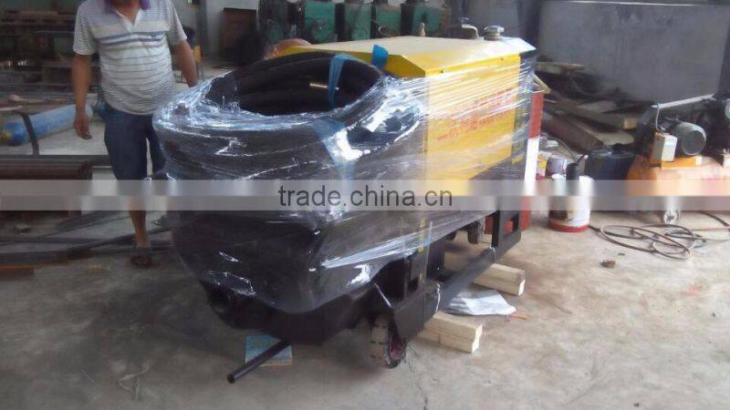 Factory Supply Mortar fine stone pump/mortar driving fine stone concrete pump