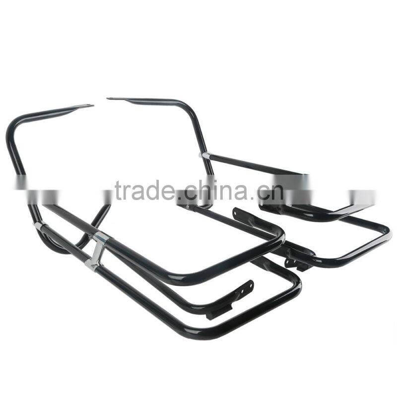 Rail Saddlebag Guard + Bag Holder For Touring FLHT FLHR FLHTCUSE/2/3 FLTR