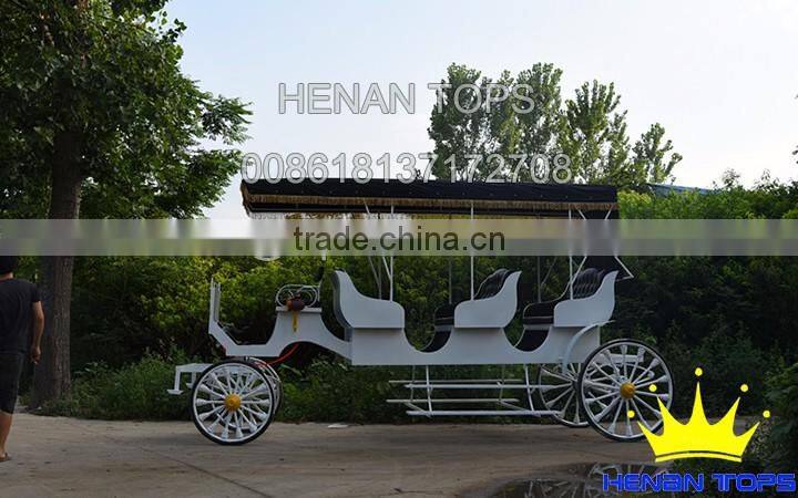 HENAN TOPS park horse carriage MC-12 for sale Tourist car