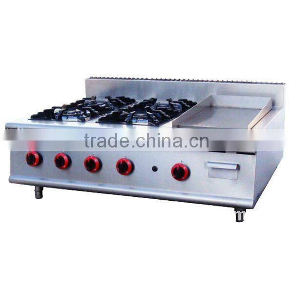 Gas Range with 4-Burner&Griddle&Oven (GH-996A)