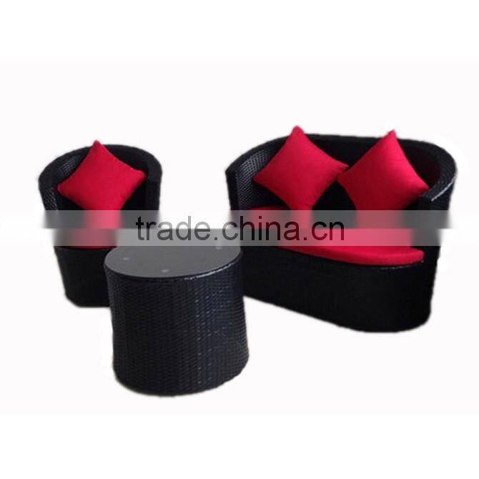 Alibaba wholesale modern indoor sectional rattan furniture living room sofa set