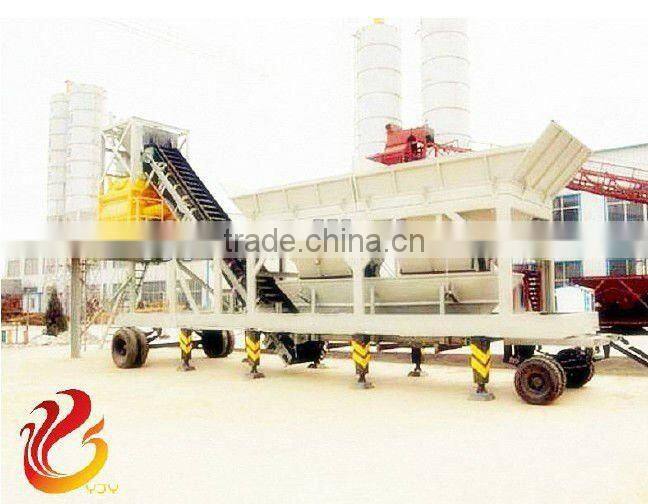 YHZS50 Mobile Concrete Mixing Plant, Concrete Batching Plant, Concrete Mixing Plant