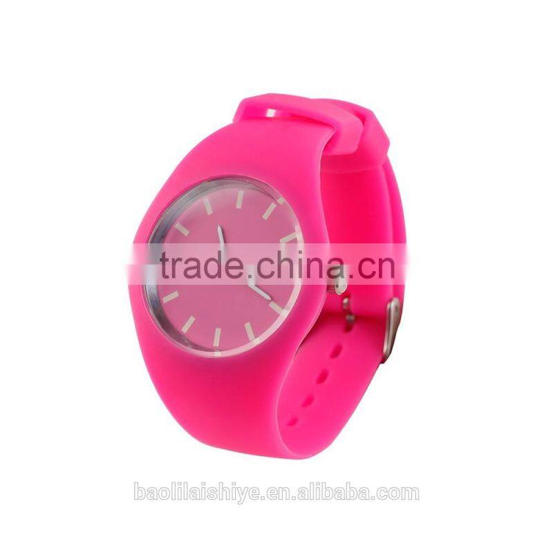 fashion silicone rubber wristwatch jelly silicone wristwatch unisex wristwatch