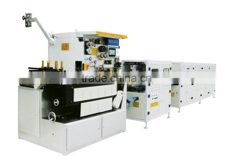 Automatic Round Tin Food Can Welding / Coating / Drying Machine