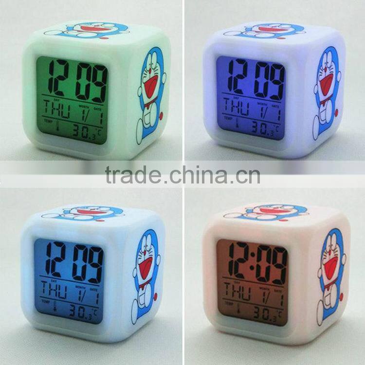 led color changing clock digital alarm clock promotional gift alarm clock home decoration clock
