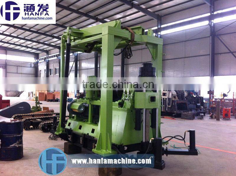 Strong equipment,can drill to more than 1000m!!!HF-44B Electro-hydraulic intelligent control drilling rig