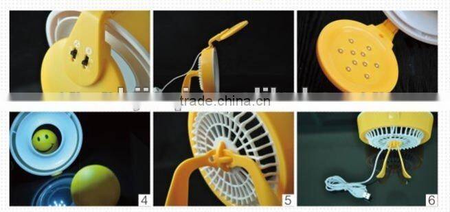 The newest of USB fan with 30000 huors lamp