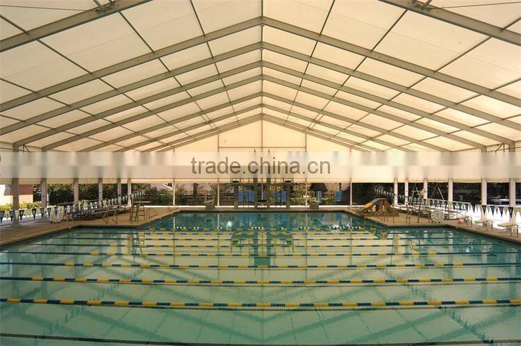 Best quality white color clear span outdoor swimming pool tent