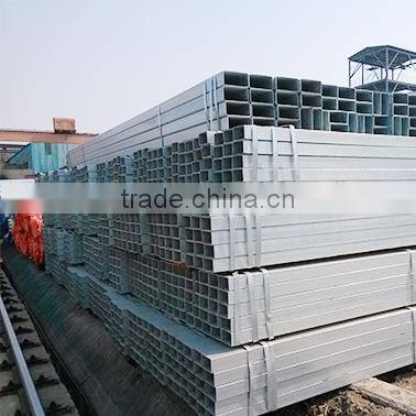 Tianjin factory structural tubing hot dip galvanized steel square tube