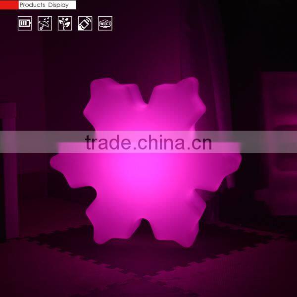 Outdoor use RGB LED snowflake for Christmas decor