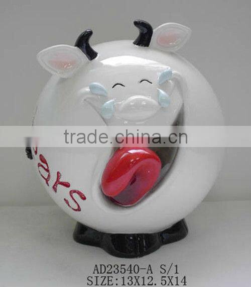 Handmade sheep shape animal figurine color