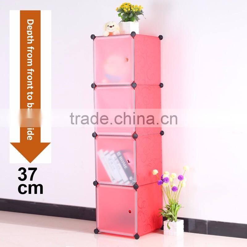 VIVINATURE DIY Large Clothes Closet Wardrobe Cabinet Cloth Shoes Storage Organizer 4-Layers 16-Drawer