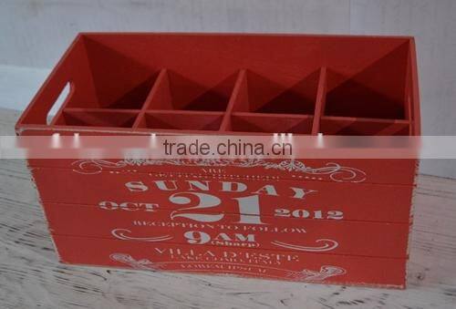 antique wooden picture photo frame with silk screen printing