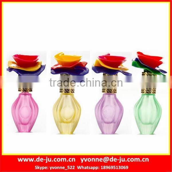 Ladies Gift Perfume Bottle With Flower Cap