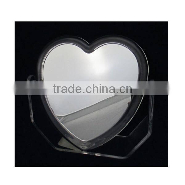 Special heart type swivel mirror for makeup