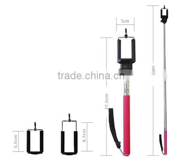 Bluetooth Extendable Selfie Monopod, wireless monopod for Iphone and Android smart phones