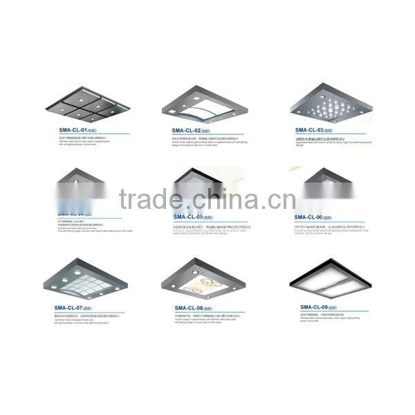 4x8 Stainless Steel Elevator Ceiling Light Grid Panel for Decoration