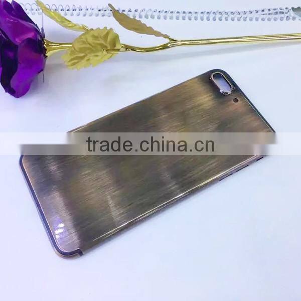Custom housing Bronzed Metal Back Cover For iPhone7 7plus