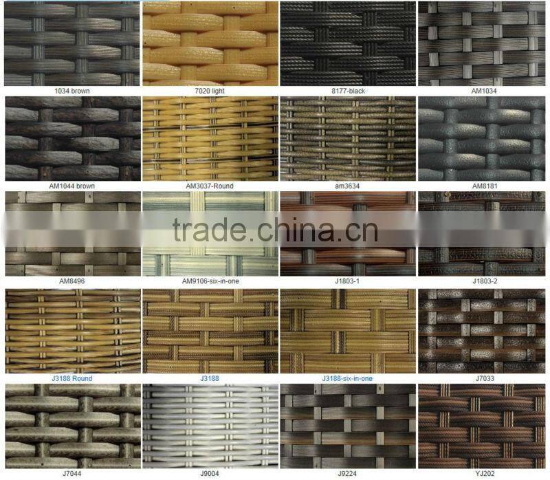 Rattan Furniture teak wood end table with rattan sofa set