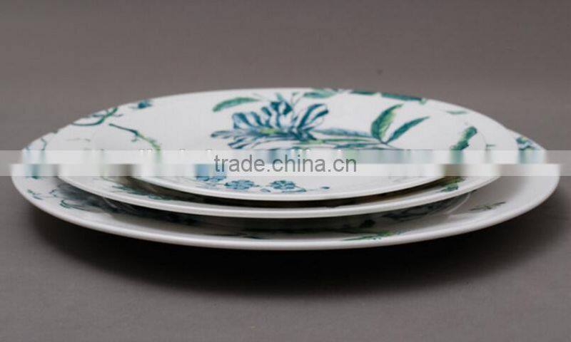 Porcelain top grade Breakfast 18pcs Dinner set Dinner Plate