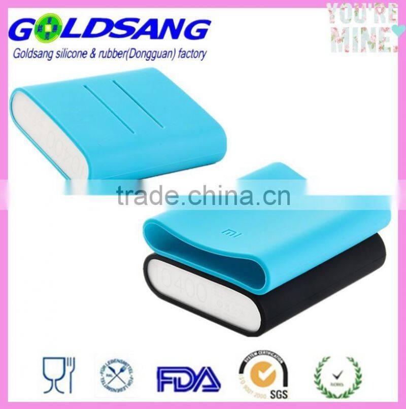 6 colors Soft Silicone Protective Case for 10400mAh Power Bank Charger