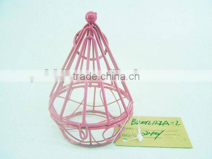 Wire Chocolate gif packaging box with round bottom for Christmas decor