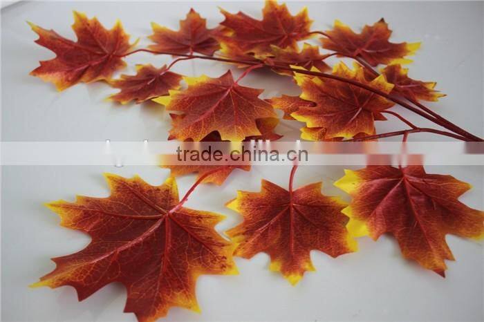 natural design artificial leaves romantic artificial vine leaves artificial maple for decoration