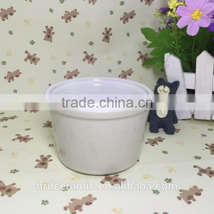2015 Stocked cheap white ceramic rice/salad/soup bowls