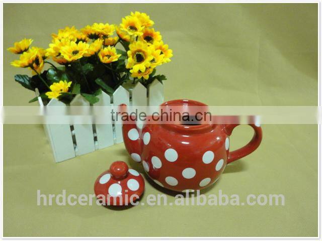 2014 fashion ceramic tea pot and ceramic coffee pot for hotel & restaurant
