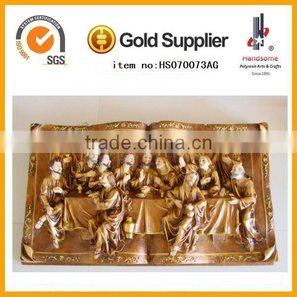 2014 Best quality hot selling customized Last Supper Jesus Souvenir sculpture