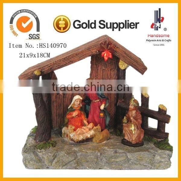 10 Inch Handmade 2016 House Decorations Christmas Nativity Scene