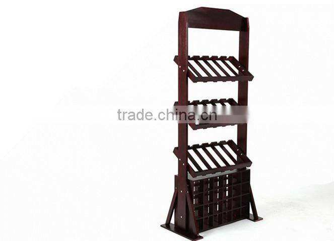 Best-selling color painting large wooden wine rack