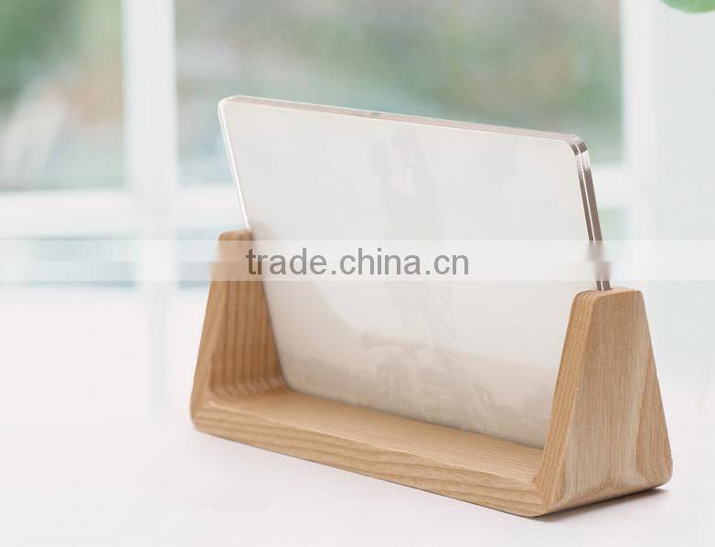 New design elegant wooden name card hlder business card holder