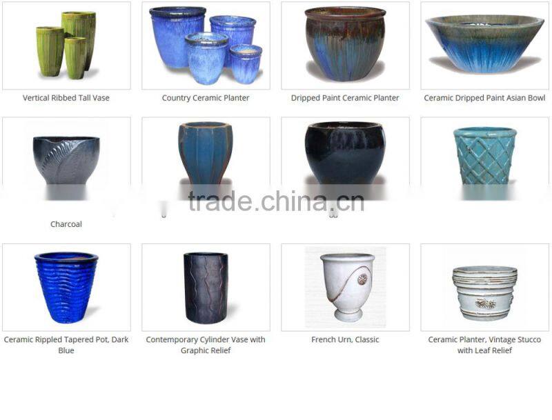 Ribbed Tall Vase, Color Blend