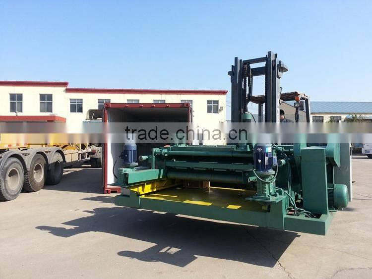 1400mm CNC No chuck woodworking veneer rotary peeling and cutting lathe