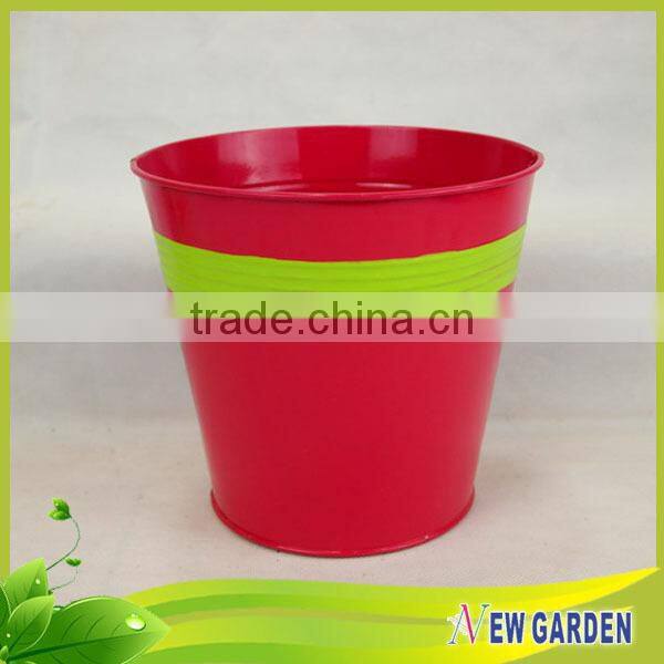 Novelty unique square metal flower pot hanger For Livingroom