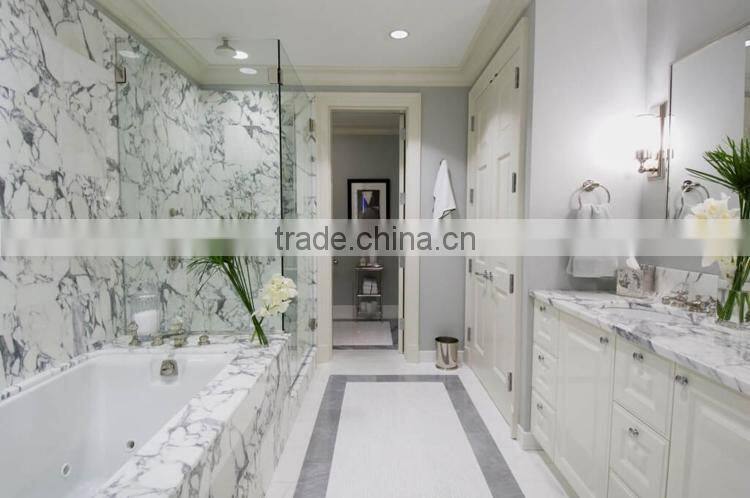 Hot product brushed natural stone best sell jade white marble tile