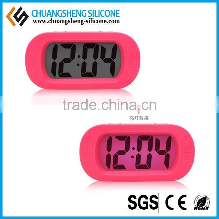 Table decoration clock, silicone alarm clock