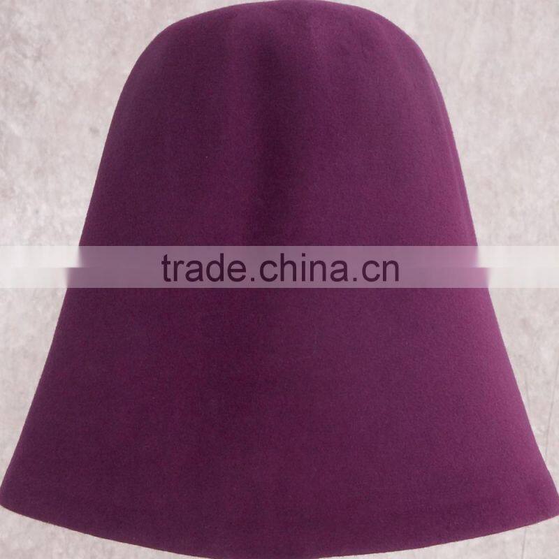 natural wool felt hat